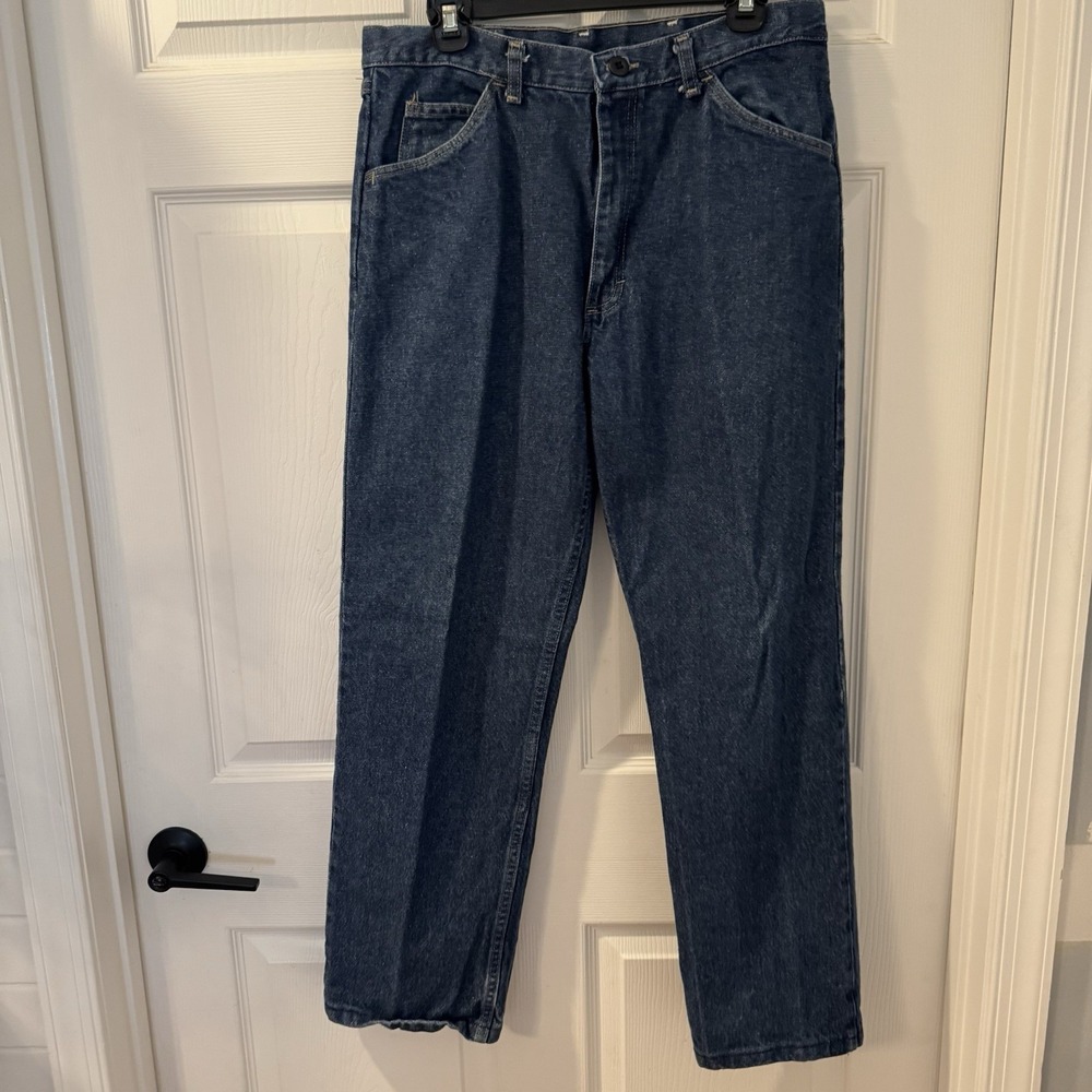 Bulwark FR Jeans Mens 32x29  Blue Flame‎ Resistant Straight Leg Cotton Denim
